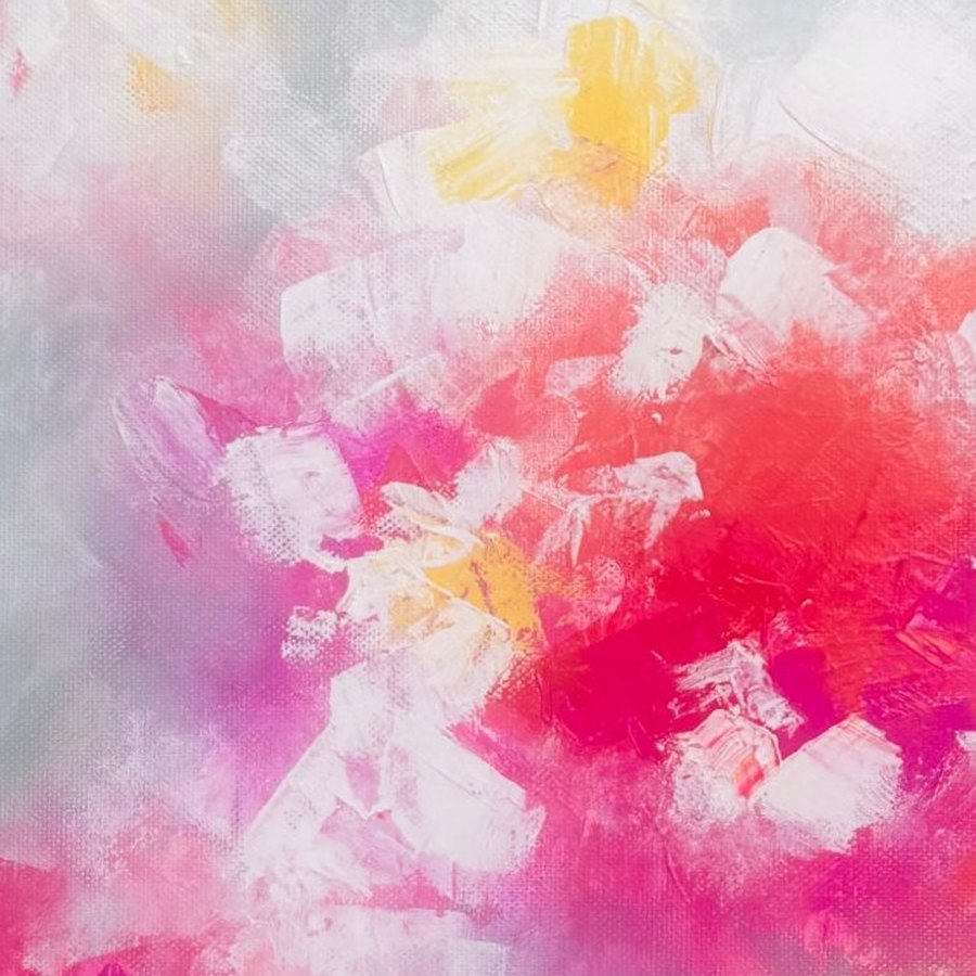 Misty Bloom — detail of the central bloom